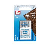 Prym Aiguilles pour machine à coudre 130/705 cuir point triangulaire 80/100 x5