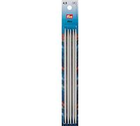 Prym Aiguille à tricoter pour chaussettes en aluminium gris 4,5 mm