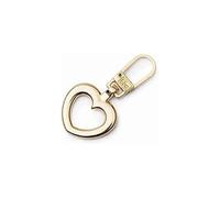 Prym Tirette de fermeture éclair tendance en forme de cœur doré métallique, taille unique