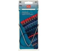 Prym Tricoter aluminium-40 cm-2,50 mm Aiguille Circulaire, Aluminium, Gris-Perle, 2,5 mm