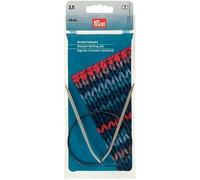 Prym Tricoter aluminium-40 cm-3,50 mm Aiguille Circulaire, Aluminium, Gris-Perle, 3,5 mm