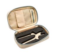 Prym Vario Case Sac de Rangement pour Pinces Vario, Organiseur pour Accessoires de Couture, Sac à Outils pour Outils à Bouton-Pression et œillets, Beige, 13,5 x 22,5 x 5 cm, Moderne