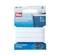 Prym White Fancy Lace, 84% PA 16% EL, 10 mm