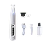 Pryntopha Tondeuse de toilettage rechargeable pour animaux de compagnie avec moteur silencieux et tondeuse à poils en céramique pour chiens et chats