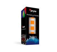 Pryse 1041054-Gommettes étiquettes adhésives Orange