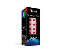 Pryse 1041060 Gommettes-Étiquettes autocollantes Rouge