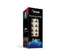 Pryse 1041068-Gommettes étiquettes adhésives Marron