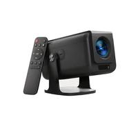 Pryznal Smart 2025 Nouveau projecteur 4K 1080p avec applications intégrées, 500 ANSI WiFi 6 Bluetooth 5.0, projecteur d'extérieur portable, faible lumière bleue, fonctionne avec consoles de jeu