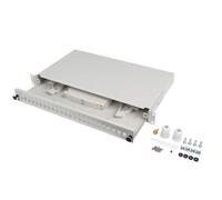 Przełącznica światłowodowa Lanberg 24xSC Simplex / 24xLC Duplex RACK 19" 1U Szar