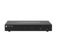 Przełącznik KVM 2x1 DisplayPort/USB 4K Dual-Video z USB 2.0