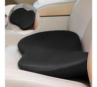 PRZRAO Coussin de siège de Voiture, Coussin Siège Auto Conducteur, Coussin Voiture Memoire de Forme, Coussin Coccyx Orthopédique Voiture pour Siège de Voiture