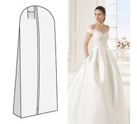 PRZRAO Housse Robe de Mariée, 180x60x40cm Mariée Housse de Protection, Sac Robe de Mariee, Protege Robe de Mariée pour Robes de soirée Costumes Manteaux Robe de Mariée, Noir