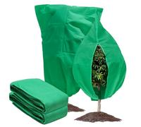 PRZRAO Lot de 2 Housse Hivernage Plante, 80x120cm Housse d'hivernage Plante Protection pour Plantes, Réutilisable pour Arbre Palmiers Jardin Balcon avec Cordon de Serrage et Zipper