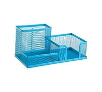 Przybornik na biurko niebieski