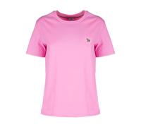 PS By Paul Smith, Femme, Tops, Rose, Taille: 42 FR T-shirt Rose Zèbre Logo PS By Paul Smith