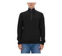 PS By Paul Smith, Homme, Pulls, Noir, Taille: XL Embroidered Logo Merino Jumper