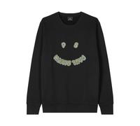 PS By Paul Smith, Homme, Sweatshirts et sweats à capuche, Noir, Taille: S SweaT-shirt Brodé Joyeux