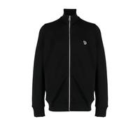 PS By Paul Smith, Homme, Sweatshirts et sweats à capuche, Noir, Taille: XL Pull Noir avec Motif Zèbre