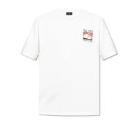 PS By Paul Smith, Homme, Tops, Blanc, Taille: M T-shirt avec impression