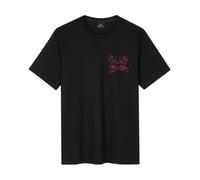 PS By Paul Smith, Homme, Tops, Noir, Taille: L T-Shirt Happy International