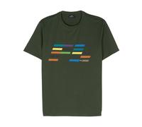 PS By Paul Smith, Homme, Tops, Vert, Taille: 2XL T-shirt Logo Tilt