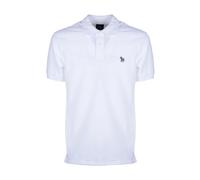 PS By Paul Smith - Polo Zèbre en Coton - Homme - Tops - Blanc - Taille: S