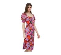 PS By Paul Smith - Robe à Manches Bouffantes Imprimé Floral - Femme - Robes - Rose - Taille: 38 FR