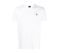 PS By Paul Smith - T-shirt Blanc en Coton avec Patch Logo - Homme - Tops - Blanc - Taille: M