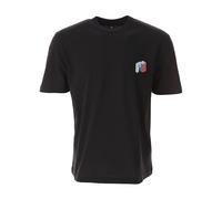 PS By Paul Smith - T-shirt en coton biologique avec impression Jack's World - Homme - Tops - Noir - Taille: L