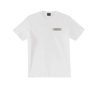 PS By Paul Smith - T-shirt en Coton Blanc avec Imprimé Graphique Cercles - Homme - Tops - Blanc - Taille: XL