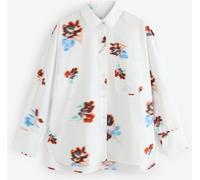 PS Paul Smith PS Paul Smith Cream Blur Floral Print Shirt Cream 10