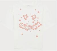 PS Paul Smith PS Paul Smith White Daisy Smiley Face Graphic Print T-Shirt