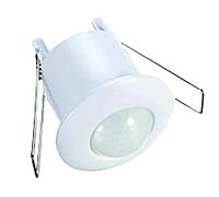 PS-Tech Mini Détecteur de Mouvement Encastrable Plafond 360°, Ø 50 mm | Format compact Ø 50 mm à encastrer dans un faux plafond, avec détection à 360° et couverture jusqu’à 6 m de diamètre.