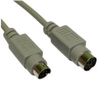 PS2 Souris Clavier d'extension Rallonge câble 6 Broches Fiche vers Femelle Femelle 5 m [5 mètre/5m]