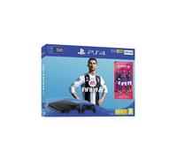 PS4 Console 500GB F ChassisSlim Black + Fifa 19 + 2 Dual Shock 4