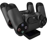 PS4 contrôleur chargeur, Megadream double station de recharge, station d'accueil de charge rapide pour Sony PlayStation 4/PS4 fin/PS 4 Pro