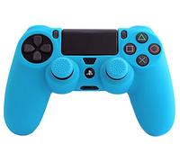 PS4 Silicone Skin + Grips (Bleu)