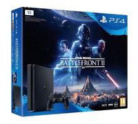 PS4 SLIM 1 To Noire + Star Wars BF II