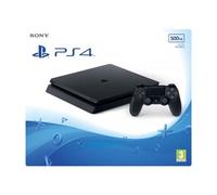 PS4 SLIM 500Go NOIRE + MANETTE DUALSHOCK 4 NOIRE