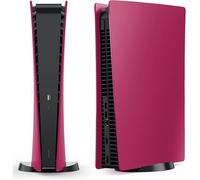 PS5 Façades de Protection Rouge Plaque de Remplacement pour Digital Edition Playstation 5, Plaques Latérales Antichoc Rigides Shell