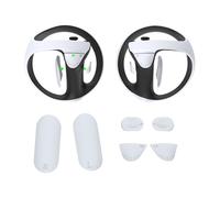 PS5 VR2 Game Controller Pad anti-dérapant en silicone, blanc contrôleur PlayStation 5 (poignée PSVR2/pad de protection des boutons)
