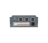 Showtec Distributeur de courant PSA-32A12S 32A CEE vers 12x Schuko MCB