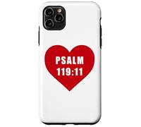 Psalm 119:11 - Thy Word Have I Hid in Mine Heart Reference Coque pour iPhone 11 Pro Max