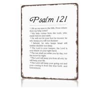 Psalm 121 Help Comes From The Lord Aluminum Sign Vintage Faith Decor For Prayer Closet Quiet Time Corner Wall Decor 8 X 12 inch
