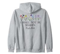 Psalm 16:8 Will I Shall Not Be Shaken Bible Verse Christian Sweat à Capuche