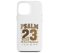 Psalm 23 The Lord is My Shepherd Stitched Patchwork Christia Coque pour iPhone 13 Pro Max