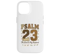 Psalm 23 The Lord is My Shepherd Stitched Patchwork Christia Coque pour iPhone 14