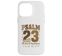 Psalm 23 The Lord is My Shepherd Stitched Patchwork Christia Coque pour iPhone 14 Pro Max