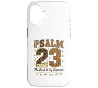 Psalm 23 The Lord is My Shepherd Stitched Patchwork Christia Coque pour iPhone 16
