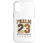 Psalm 23 The Lord is My Shepherd Stitched Patchwork Christia Coque pour iPhone 16 Plus